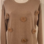 Maglione con i fiori su anteriore art. 8657