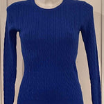 Maglione filettati con scollo a O art.8517