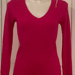 Maglione filettati con Scollo a V art.8518