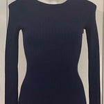 Maglione a righe con scollo a O art. 3662