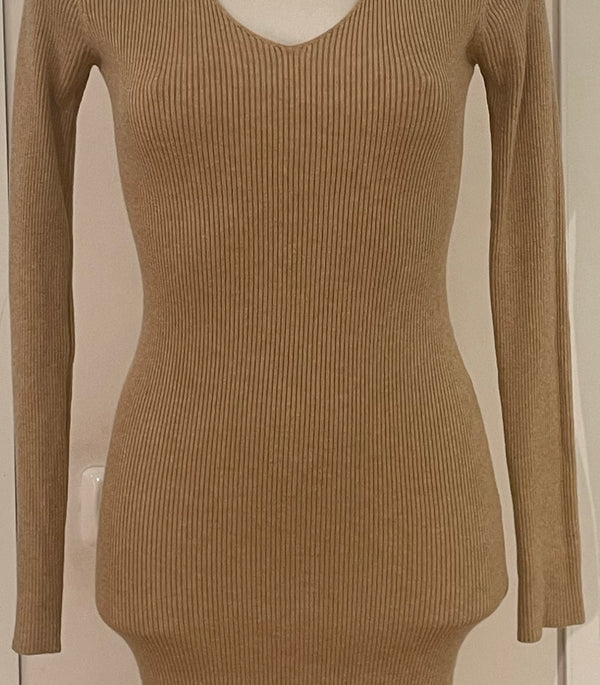 Vestito a righe con scollo a V art.3661