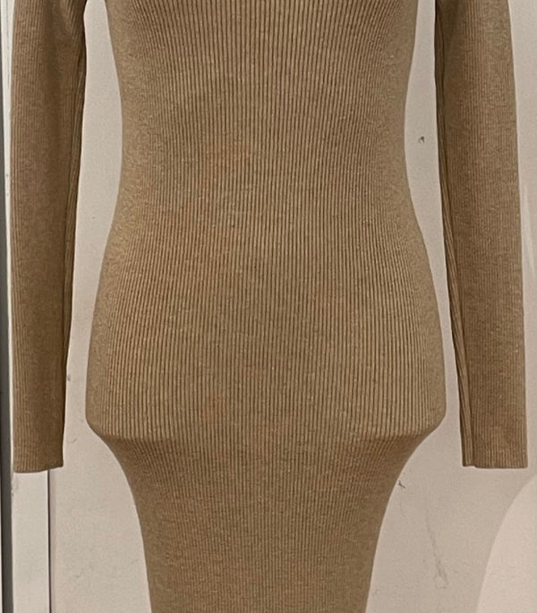 Vestito a righe con scollo a V (Prolungato) art.8216
