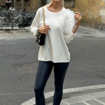 Maglia con un fiore su alto sinistro del petto art.8620